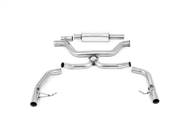 Milltek cat-back udstødning til Skoda Octavia vRS 2.0 TSI 245PS (MQB EVO Mk4) hatchback & Stationcar, ikke-resoneret