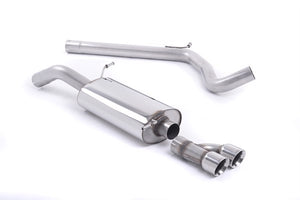 Milltek cat-back udstødning til Volkswagen Polo GTi 1.4 TSI 180PS 7spd DSG, ikke-resoneret, polerede tips – billede 5