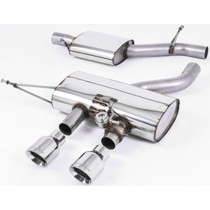 Milltek cat-back udstødning til Volkswagen Golf Mk6 R 2.0 TFSI 270PS, resoneret, polerede tips – billede 8