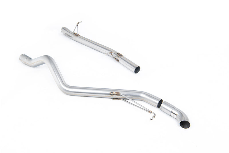 Milltek Cat-Back udstødning – VW Transporter \ Caravelle T5 LWB 2.5 TDI (130ps & 174ps) 2WD og 4MOTION – ikke-resoneret – produktbillede 1