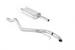 Milltek Cat-Back udstødning – VW Transporter \ Caravelle T5 LWB 2.5 TDI (130ps & 174ps) 2WD og 4MOTION – resoneret – produktbillede 1