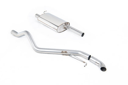 Milltek Cat-Back udstødning – VW Transporter \ Caravelle T5 LWB 2.5 TDI (130ps & 174ps) 2WD og 4MOTION – resoneret – produktbillede 1