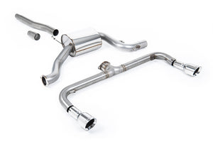 Milltek cat-back udstødning til Volkswagen Scirocco GT 2.0 TSi 200PS, polerede tips