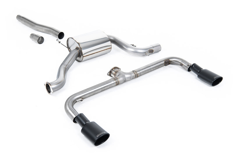 Milltek cat-back udstødning til Volkswagen Scirocco GT 2.0 TSi 200PS, sorte tips – billede 6