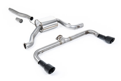 Milltek cat-back udstødning til Volkswagen Scirocco GT 2.0 TSi 200PS, sorte tips – billede 4