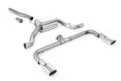 Milltek cat-back udstødning til Volkswagen Scirocco GT 2.0 TSi 200PS, polerede tips – billede 3
