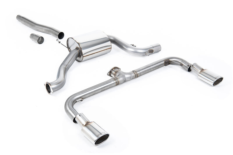 Milltek cat-back udstødning til Volkswagen Scirocco GT 2.0 TSi 200PS, polerede tips – billede 3