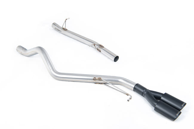 Milltek Cat-Back udstødning – VW Transporter \ Caravelle T5 SWB 1.9 TDI (85ps & 104ps) 2WD og 4MOTION – ikke-resoneret – produktbillede 1