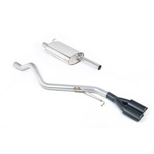 Milltek cat-back udstødning til Volkswagen Transporter \ Caravelle T5 SWB 1.9 TDi (85ps & 104ps) 2WD og 4MOTION, resoneret, sorte tips – billede 3