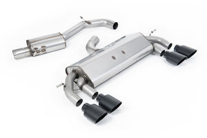 Milltek cat-back udstødning til Volkswagen Golf MK7 R 2.0 TSI 300PS, race, sorte tips – billede 8