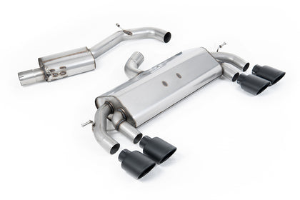 Milltek cat-back udstødning til Volkswagen Golf MK7 R 2.0 TSI 300PS, race, sorte tips – billede 8