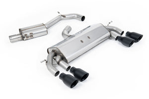 Milltek cat-back udstødning til Volkswagen Golf MK7 R 2.0 TSI 300PS, race, sorte tips – billede 9