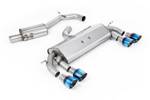 Milltek cat-back udstødning til Volkswagen Golf MK7 R 2.0 TSI 300PS, race, tips i brændt titanium – billede 5