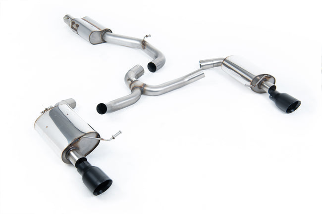 Milltek Cat-Back udstødning – VW Golf Mk7 2.0 TFSI Alltrack / Stationcar / Station Wagon / Combi 4-Motion – resoneret – produktbillede 1