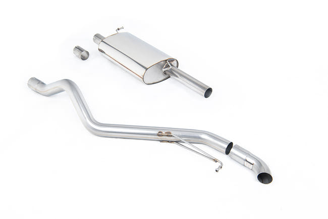 Milltek cat-back udstødning til Volkswagen Transporter \ Caravelle T6 SWB 150PS & 204PS 2.0-liter TSI (Petrol) 2WD, Road+