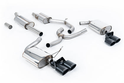 Milltek Cat-Back udstødning – VW Golf Mk7.5 R Stationcar / Variant 2.0 TSI 300PS – resoneret – produktbillede 4