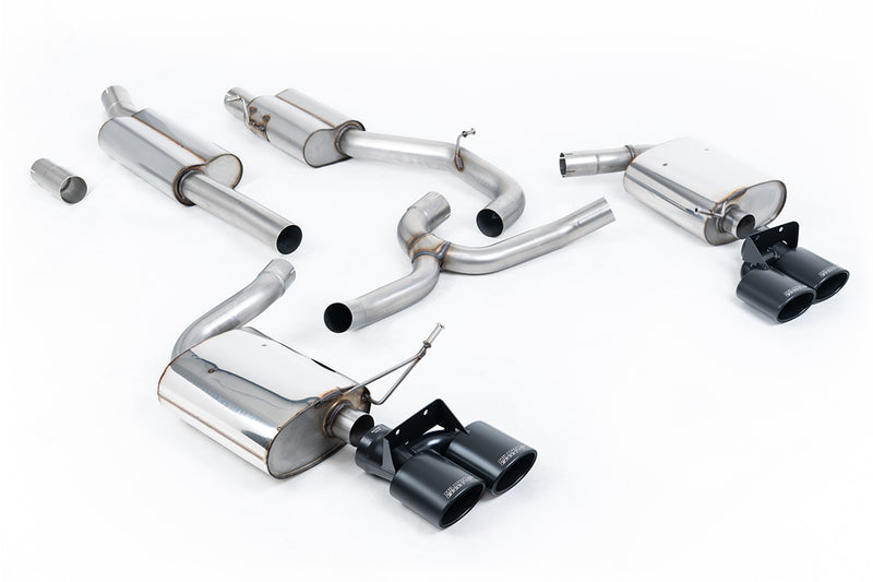 Milltek Cat-Back udstødning – VW Golf Mk7.5 R Stationcar / Variant 2.0 TSI 300PS – resoneret – produktbillede 4