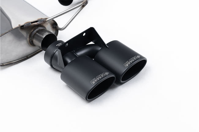 Milltek cat-back udstødning til Volkswagen Golf Mk7.5 R Stationcar / Variant 2.0 TSI 310PS, ikke-resoneret, sorte tips – billede 2