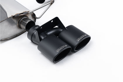 Milltek cat-back udstødning til Volkswagen Golf Mk7.5 R Stationcar / Variant 2.0 TSI 300PS, ikke-resoneret, sorte tips – billede 2