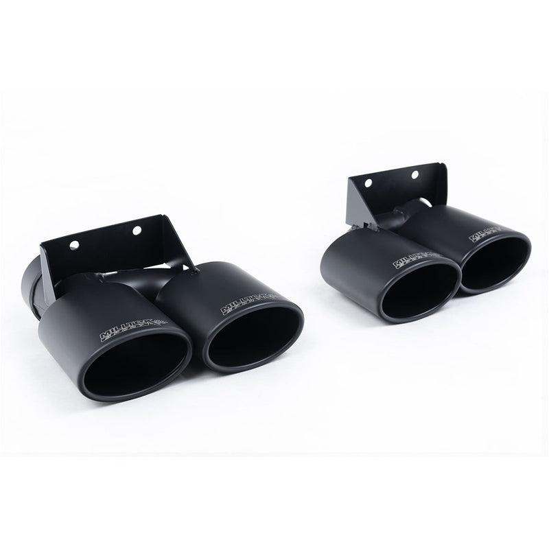 Milltek cat-back udstødning til Volkswagen Golf Mk7.5 R Stationcar / Variant 2.0 TSI 300PS, ikke-resoneret, sorte tips – billede 3