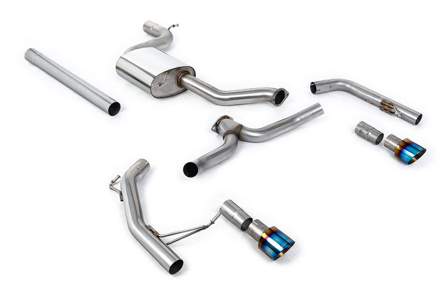 Milltek cat-back udstødning til Volkswagen Jetta Mk7 (MQB) GLi 2.0T, ikke-resoneret