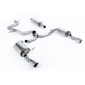 Milltek cat-back udstødning til Volkswagen Jetta Mk7 (MQB) GLi 2.0T, resoneret – billede 3