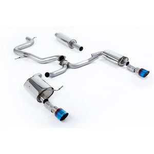 Milltek cat-back udstødning til Volkswagen Jetta Mk7 (MQB) GLi 2.0T, resoneret – billede 2