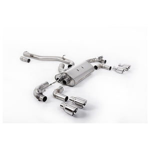 Milltek Cat-Back udstødning – VW Golf Mk7.5 R 2.0 TSI 300PS - 80 mm Race Systems – race-version – produktbillede 5