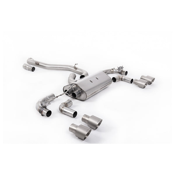 Milltek Cat-Back udstødning – VW Golf Mk7.5 R 2.0 TSI 300PS - 80 mm Race Systems – race-version – produktbillede 6