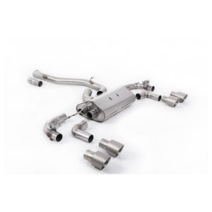 Milltek Cat-Back udstødning – VW Golf Mk7.5 R 2.0 TSI 300PS - 80 mm Race Systems – race-version – produktbillede 6