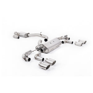 Milltek Cat-Back udstødning – VW Golf Mk7.5 R 2.0 TSI 300PS - 80 mm Race Systems – race-version – produktbillede 4