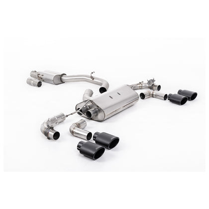Milltek Cat-Back udstødning – VW Golf Mk7.5 R 2.0 TSI 300PS - 80 mm Race Systems – race-version – produktbillede 5