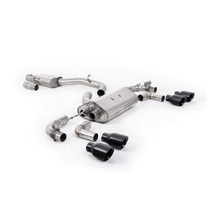 Milltek Cat-Back udstødning – VW Golf Mk7.5 R 2.0 TSI 300PS - 80 mm Race Systems – race-version – produktbillede 6