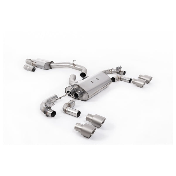 Milltek Cat-Back udstødning – VW Golf Mk7.5 R 2.0 TSI 300PS - 80 mm Race Systems – race-version – produktbillede 5
