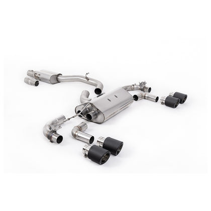 Milltek Cat-Back udstødning – VW Golf Mk7.5 R 2.0 TSI 300PS - 80 mm Race Systems – race-version – produktbillede 8