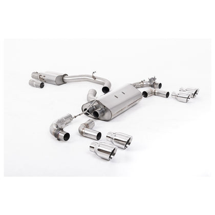 Milltek Cat-Back udstødning – VW Golf Mk7.5 R 2.0 TSI 300PS - 80 mm Race Systems – race-version – produktbillede 7