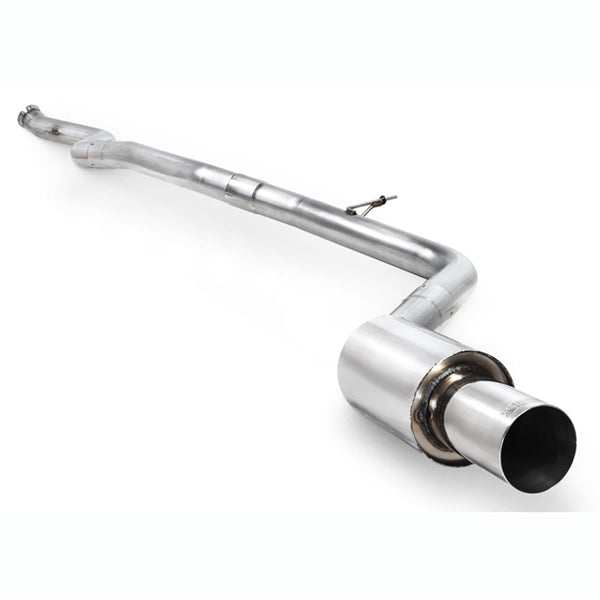 Scorpion cat-back udstødning til Toyota Supra A90 3.0T, set skråt bagfra