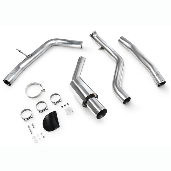 Scorpion cat-back udstødning til Toyota Supra A90 3.0T, set ovenfra