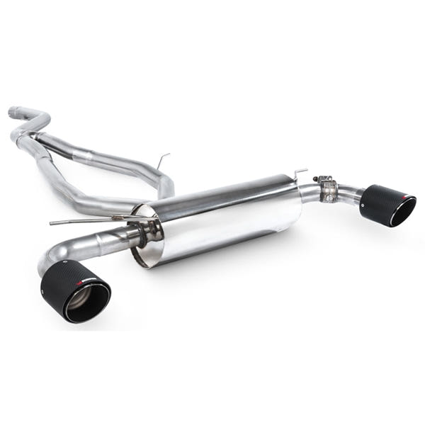 Scorpion cat-back udstødning til Toyota Supra A90 3.0T uden GPF, Ascari, set skråt bagfra