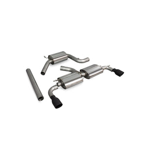 Scorpion cat-back udstødning til VW Scirocco R – resoneret, Daytona Ceramic, kit_top