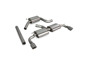 Scorpion cat-back udstødning til VW Scirocco R – resoneret, Daytona, kit_top