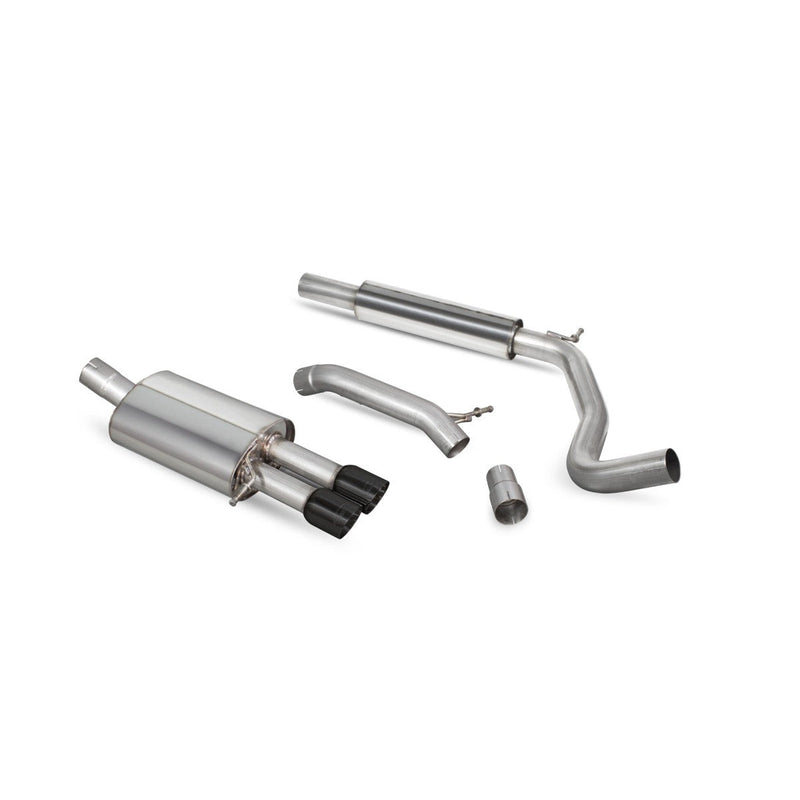 Scorpion cat-back udstødning til VW Polo GTI – resoneret, Daytona Ceramic, kit_top