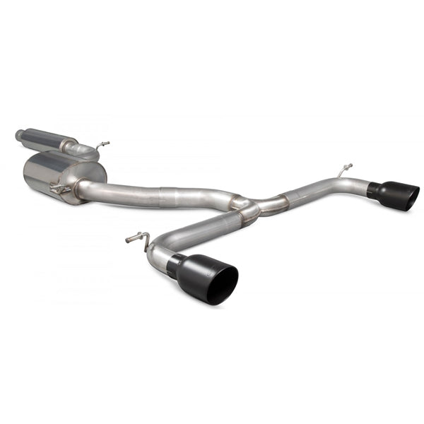 Scorpion Resonated Cat-Back System Volkswagen Golf MK7.5 GTi Non GPF Model Only - Daytona Ceramic – produktbillede 1