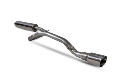 Scorpion GPF-back udstødning til VW UP – resoneret, Daytona, set skråt bagfra