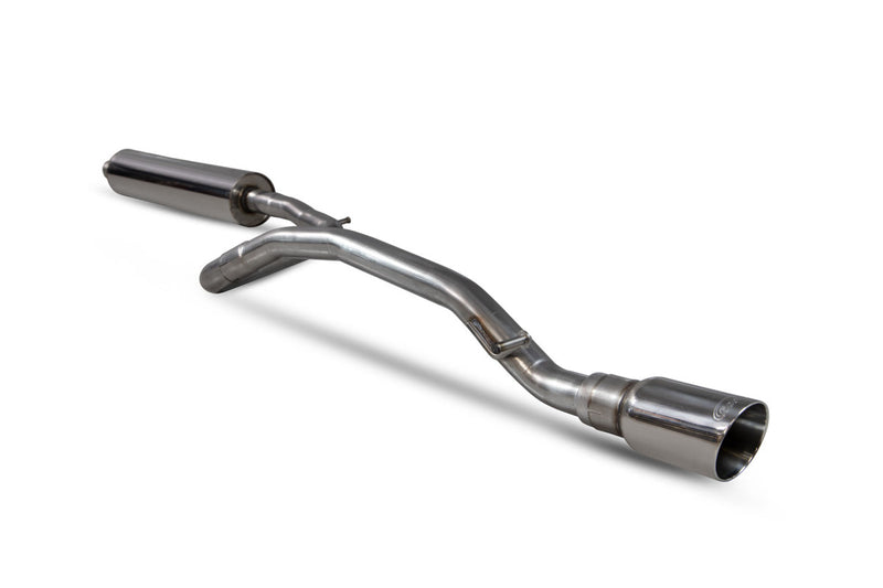 Scorpion GPF-back udstødning til VW UP – resoneret, Daytona, set skråt bagfra