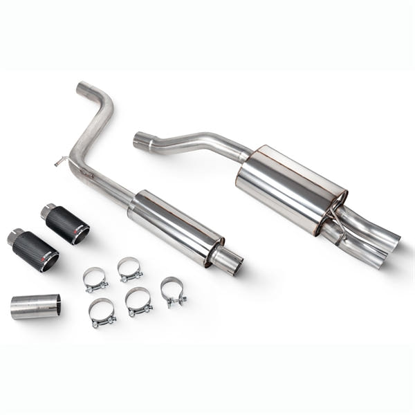 Scorpion GPF-back udstødning til VW Polo GTI AW – resoneret, set ovenfra