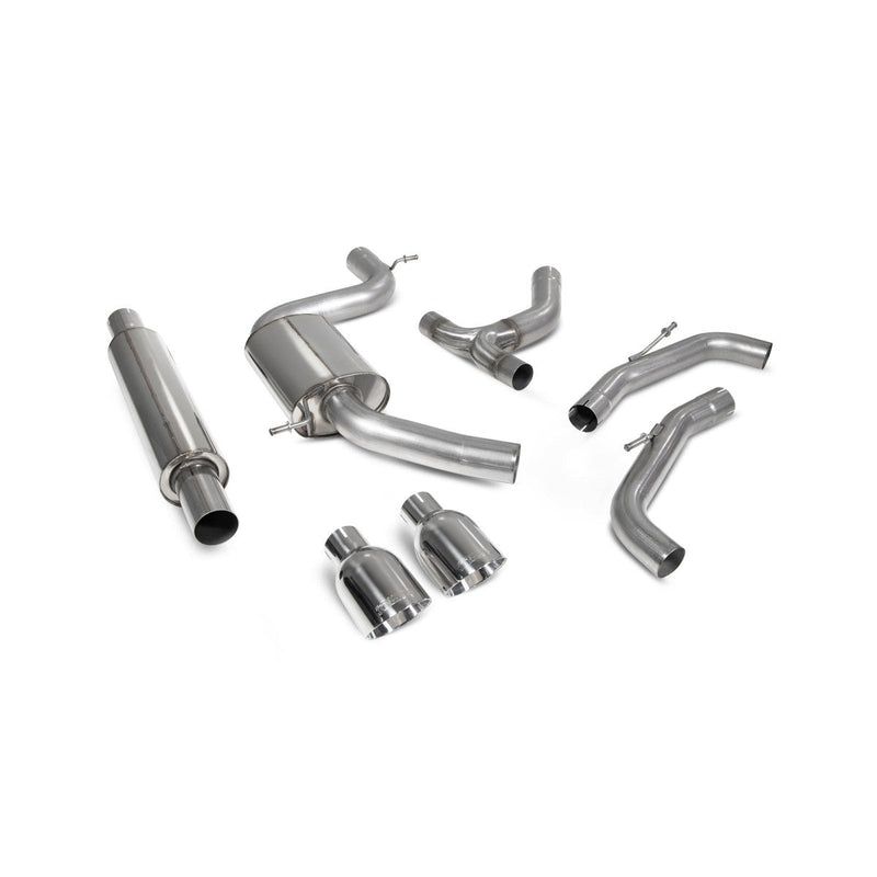 Scorpion GPF-back udstødning til VW MK8 Golf GTI – resoneret, Daytona, kit_top