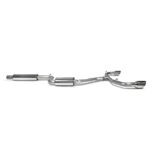 Scorpion GPF-back udstødning til VW MK8 Golf GTI – resoneret, Daytona, set fra siden