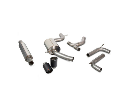 Scorpion cat-back udstødning til VW Golf MK7.5 1.5 TSI – resoneret, set ovenfra