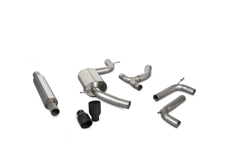 Scorpion cat-back udstødning til VW Golf MK7.5 1.5 TSI – resoneret, set ovenfra